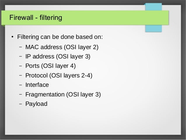 MAC Address filtering using Iptables